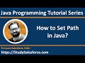 Java | How to set path in Java | Learn Java Programming By Sanjay Gupta