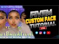 Custom Face Skin GTA 5 / FIVEM FACE SKIN TATTOO LIVE STREAM (2025 Tutorial)