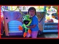 Ryan Won the Biggest Surprise Toy from the Crane Machine at Dave & Busters!!!!