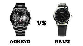 Jam tangan AOKEYO VS jam tangan HALEI‼️‼️‼️