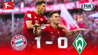 Bayern Múnich - Werder Bremen [1-0] | GOLES | Jornada 30 | Bundesliga
