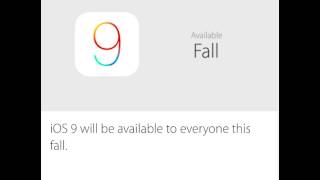 Apple Developer Beta IOS 9 Available Now WWDC15