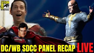 🔴 LIVE DC/WB SDCC 2022 Panel! | Shazam! Fury of the Gods, Black Adam, & More!