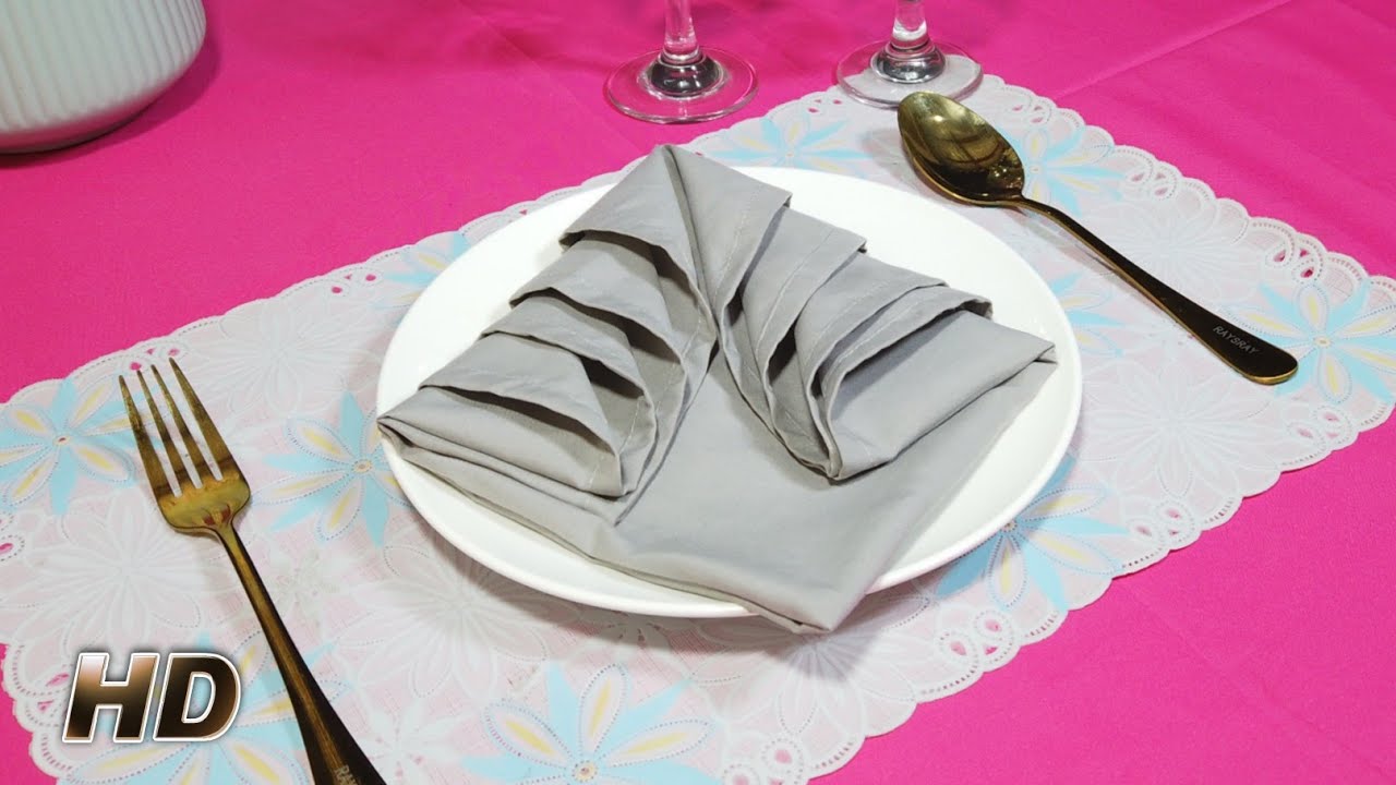 Special Diamond Table Napkin Folding Youtube