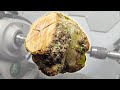 MIND-BLOWING Grain Uncovered: The Magic Inside Apple Burl - woodturning project