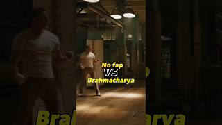 No-fap vs brahmacharya🔥🔥#brahmcharya #celibacy #nofap  @Theilluminatishow #short #21days #100days
