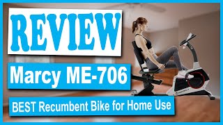 Marcy ME-706 Recumbent Bike Review 2020 - Best Recumbent Exercise Bike for Home Indoor Exercise Use