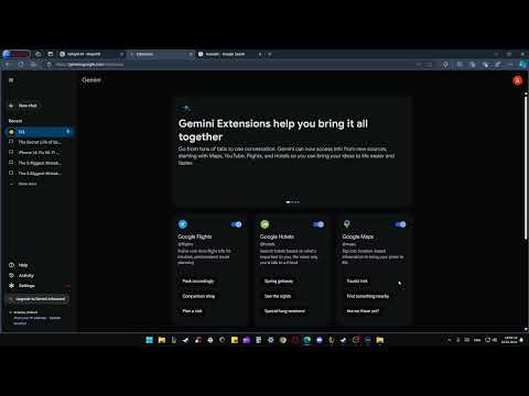 How to enable and use Gemini Extensions