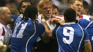 Alesana Tuilagi V Lewis Moody FIGHT / England V Samoa 2005