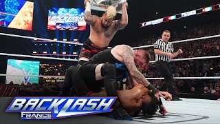 Randy Orton & Kevin Owens vs. Solo Sikoa & Tama Tonga: WWE Backlash France highl