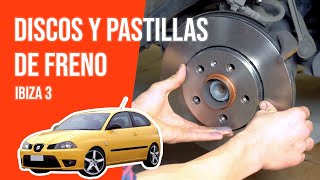 Cómo cambiar los discos y las pastillas de freno delanteros IBIZA 3 🚗