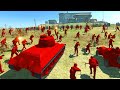 Green Army Men MEGA-FORTRESS Under Siege! - Men of War: Army Men Mod Battle Simulator