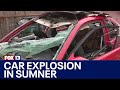 Sumner police investigate car explosion, incendiary device suspected | FOX 13 Seattle