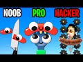 NOOB vs PRO vs HACKER In FORK N SAUSAGE (New) || Subroto Gaming