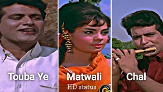 Tauba Ye Matwali Chaal WhatsApp Status| Mukesh | Pathar Ke Sanam | Manoj Kumar Status