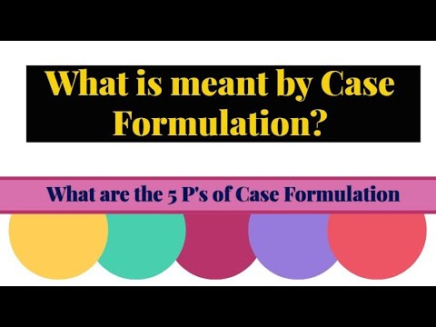 Case Formulation 5 P's| Case Formulation In Psychothearpy| Case ...