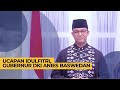 Ucapan Idulfitri dari Gubernur DKI Jakarta Anies Baswedan