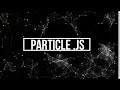 Particle.js  example