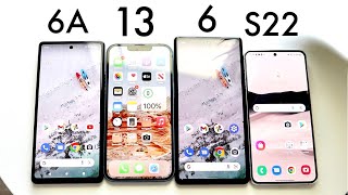Google Pixel 6A Vs iPhone 13 Vs Samsung Galaxy S22 Vs Google Pixel 6! (Comparison)