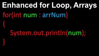 Enhanced For Loop Explained | Arrays in Computer Science (Java/Python Tutorial)