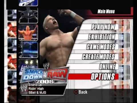 Smackdown Vs Raw 2008 Menu Music - YouTube