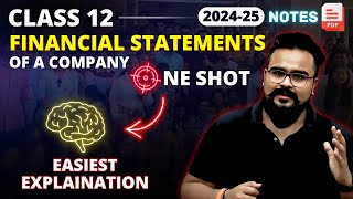 FINANCIAL STATEMENTS OF A COMPANY class 12 ONE SHOT | Gaurav Jain