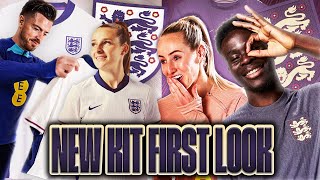 "WOW I Have No Words" 🤩 | England Players Get A First Look At The New England Home and Away Kit 👀