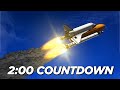 🚀 2 Minute Countdown to Liftoff! 🚀 Space Rocket Launch