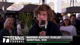 Andrey Rublev Taking It One Match at a Time | 2024 Madrid Semifinal
