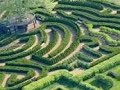 Lost in a Real Labyrinth Style Hedge Maze - Morton Arboretum -  Lilse Illinois