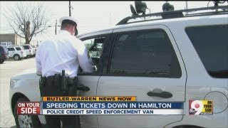 Speeding tickets down in Hamilton