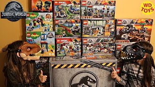 New 14 Lego Jurassic World Fallen Kingdom  Sets Unboxing  Stop-Motion Speed Build Indoraptor Rampage