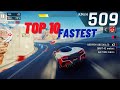 TOP 10 FASTEST CARS IN ASPHALT 9