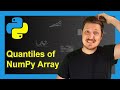 Quantile of NumPy Array in Python (Example) | Get Quartile with np.quantile & np.arange Functions