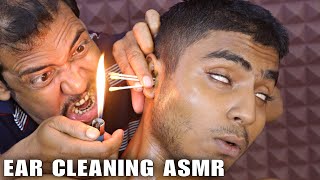 Ear Cleaning & Earwax Removal | Ear Massage | Head Massage & Neck Cracking by Asim Barber | ASMR