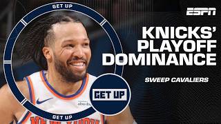GRIT, TENACITY, HEART & HUSTLE 👏 Knicks sweep Cavaliers to make NBA Finals return | Get Up