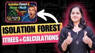 Isolation Forest Explained with iTrees & Step-by-Step Calculations | Anomaly Detection Made Easy