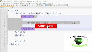 document.write Function - JavaScript Tutorial for Beginners
