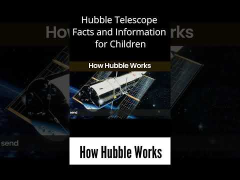 How Hubble Works – All About the Hubble Telescope for Kids #hubble #hubbletelescope #space #astronomy