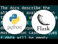Get the data received in a Flask request