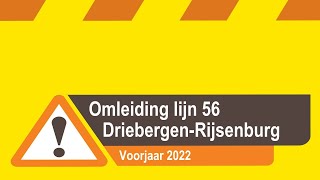 Omleiding - Lijn 56 - Driebergen-Rijsenburg