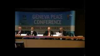 GYV Cenevre BM'de Barış Konferansı düzenledi. JWF organized The Geneva Peace Conference.