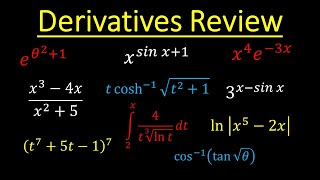 Derivatives Review | Power, Product, Quotient, Chain Rule and ALL That | AP Calculus Review