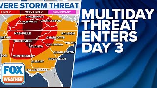 Multiday Severe Threat Enters Third Day | Flooding, Tornadoes Possible