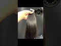 Natural black tape hair extensions