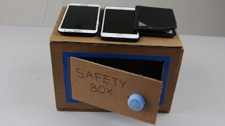 DIY How To Make A Money Safety Box at Home