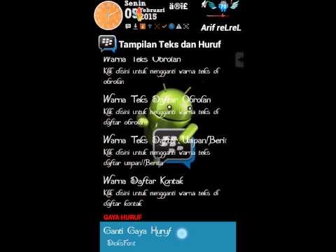 Change Font Style In BBM Change Font Style In BBM