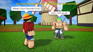 Gifting Noobs their Favorite Fruit in Blox Fruits!