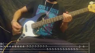 Blur - Song 2 Bass Cover (Tabs)