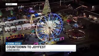 Joy Fest preparations underway in downtown Jonesboro